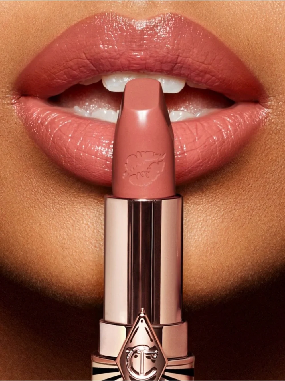 Charlotte Tilbury Hot Lips Creamy Rose Pink Lipstick